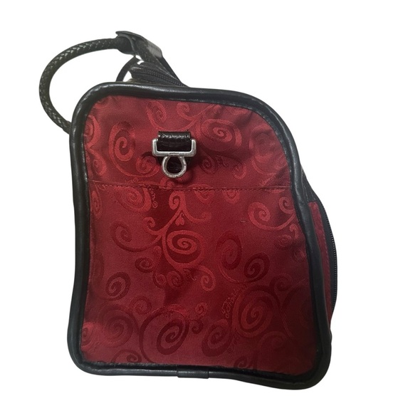BRIGHTON RED BLACK HEART TRAVEL COSMETICS BAG - Picture 7 of 16